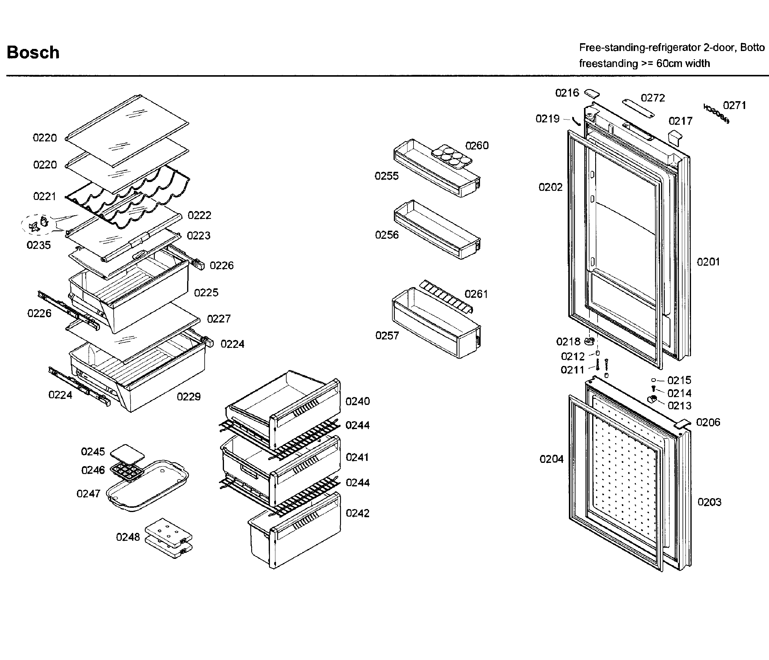 Door/drawer asy