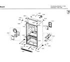 Bosch B26FT80SNS/02 cabinet diagram