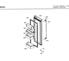 Bosch B26FT80SNS/02 door asy diagram