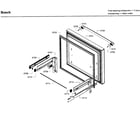 Bosch B26FT80SNS/02 freezer door diagram