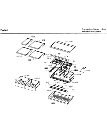 Shelf/drawer asy