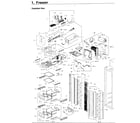 Samsung RS27FDBTNSR/AA-00 freezer diagram