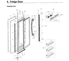 Samsung RS27FDBTNSR/AA-00 fridge door diagram