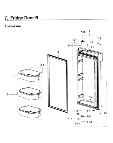 Fridge door r