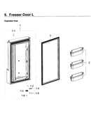 Freezer door l