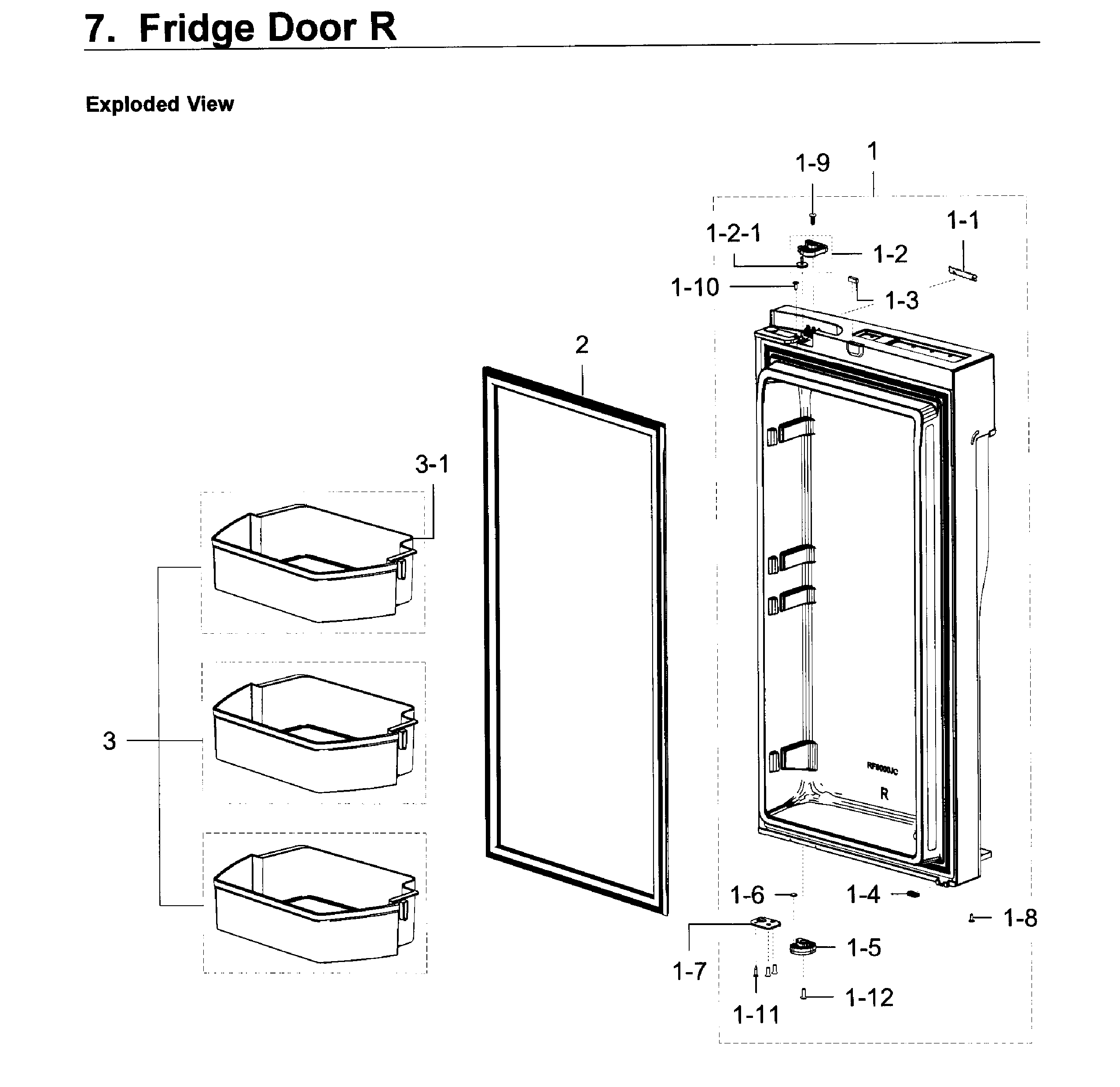 Fridge door r