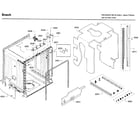 Bosch SHE3AR72UC/22 frame diagram