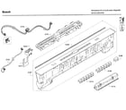 Bosch SHX65T55UC/09 control panel diagram