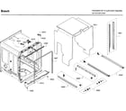 Bosch SHX65T55UC/09 frame diagram