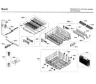 Bosch SHX65T55UC/09 rack diagram