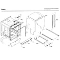 Bosch SHX68T55UC/09 frame diagram