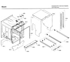 Bosch SHX68T55UC/09 frame diagram