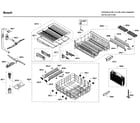 Bosch SHX68T55UC/09 rack diagram