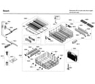 Bosch SHE68T52UC/09 rack diagram