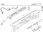 Bosch SHP65T56UC/02 control panel diagram