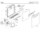 Bosch SHP65T56UC/02 door diagram