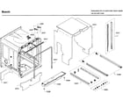 Bosch SHE65T52UC/09 frame diagram