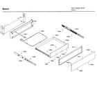 Bosch HEI8054U/07 drawer diagram