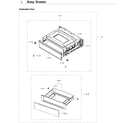Samsung NE59J3420SW/AA-06 drawer diagram