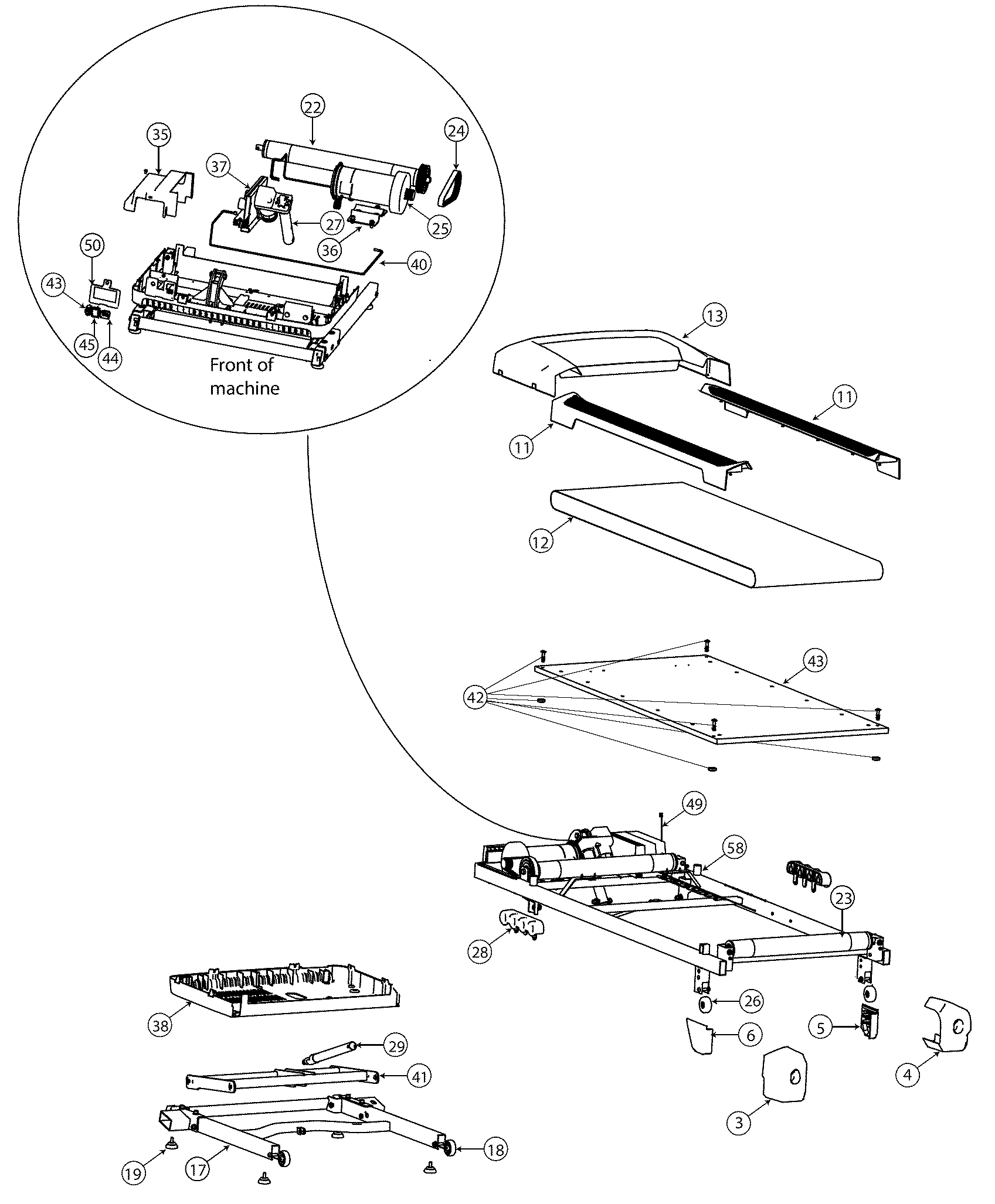 Motor deck