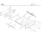 Bosch HDI8054U/04 drawer diagram