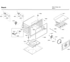 Bosch HDI8054U/05 cavity parts diagram