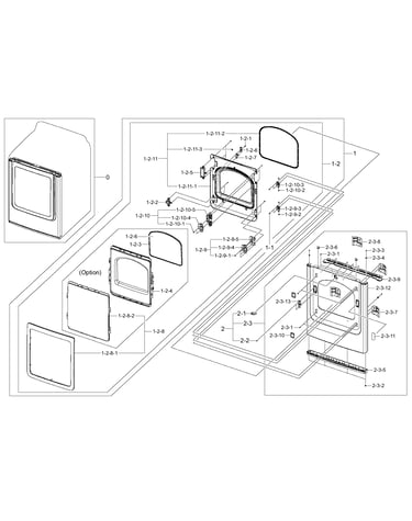 Frame front & door