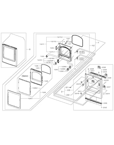 Frame front & door