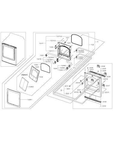 Frame front & door
