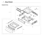 Samsung NE58F9710WS/AA-04 drawer diagram