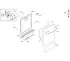 Bosch SGX68U55UC/C9 door diagram