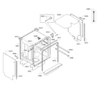 Bosch SGX68U55UC/C9 tub diagram