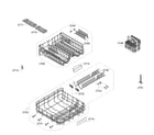 Bosch SGX68U55UC/C9 baskets diagram