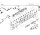 Bosch SHP65T55UC/09 control panel diagram