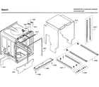 Bosch SHP65T55UC/09 tub diagram