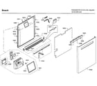 Bosch SHP65T52UC/02 door diagram