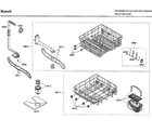 Bosch SHX33A05UC/40 baskets diagram