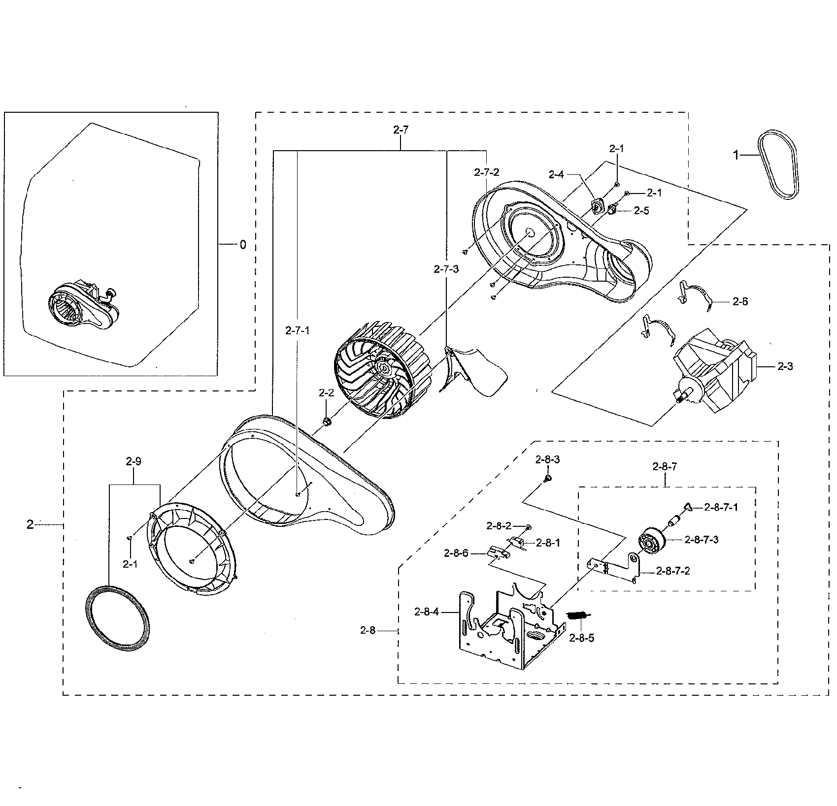 Motor duct