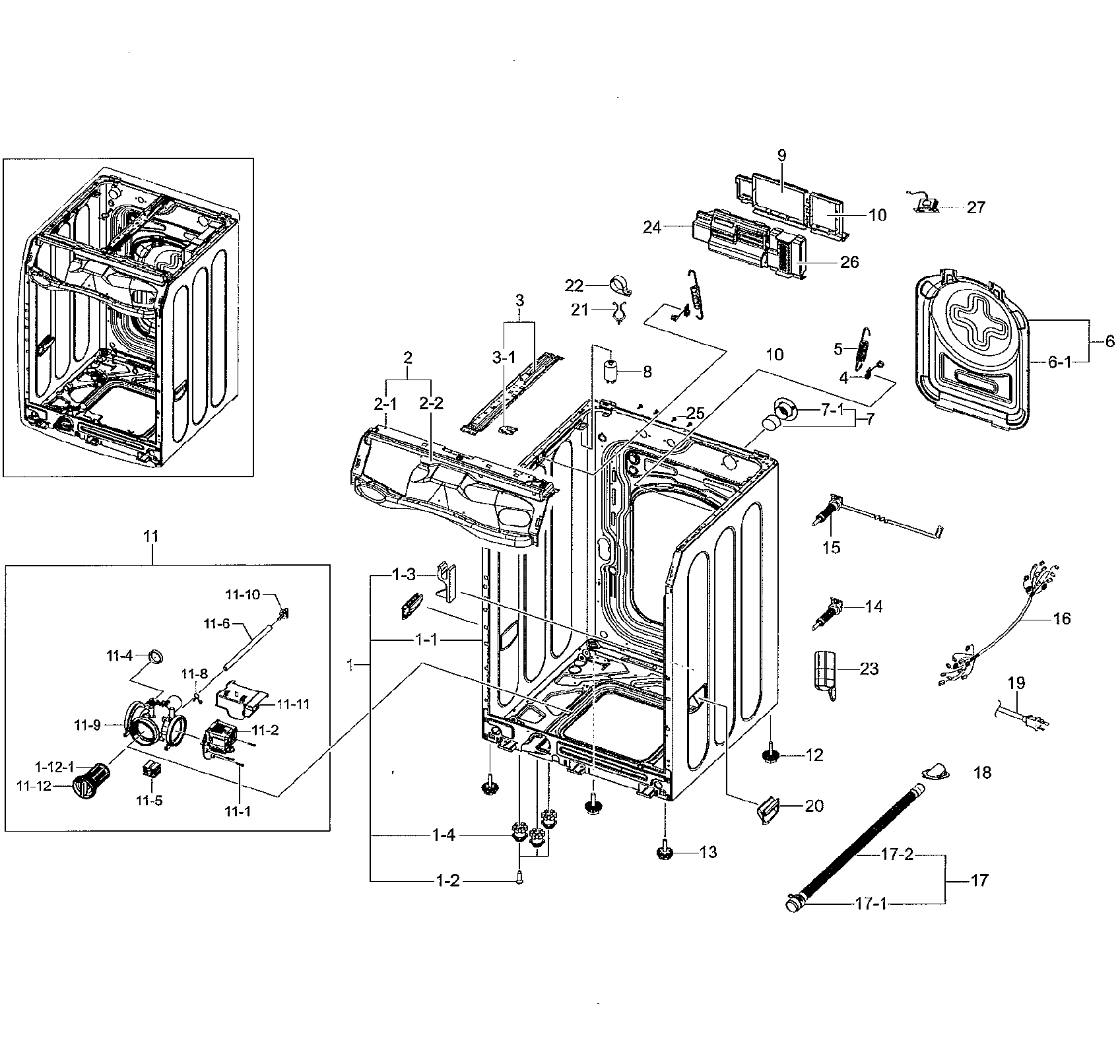 Frame & cover parts