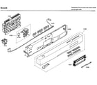 Bosch SHE66C02UC/46 control panel diagram