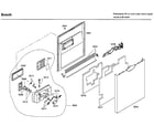 Bosch SHE66C02UC/46 door diagram