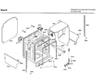 Bosch SHE66C02UC/46 tub diagram