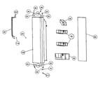 Haier HRT18R1AWB fridge door diagram