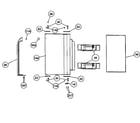 Haier HRT18R1AWB freezer door diagram