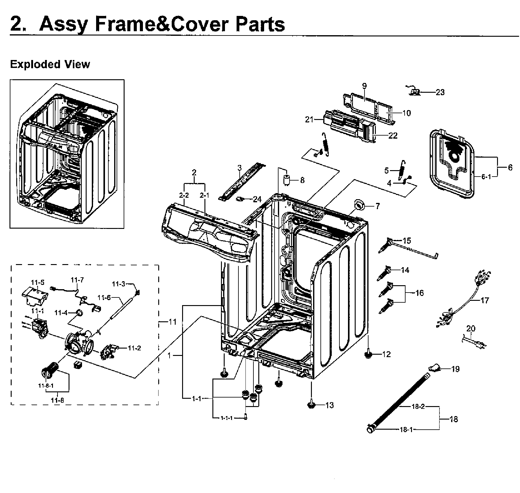 Frame & cover parts