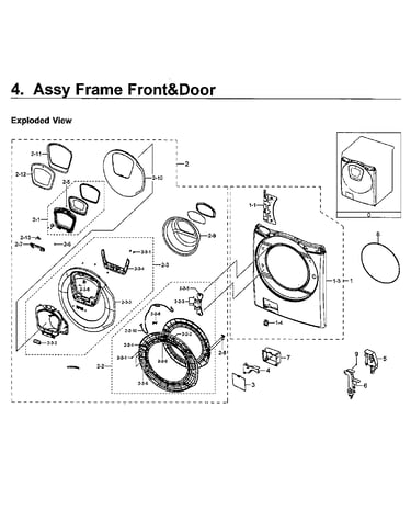 Frame front & door