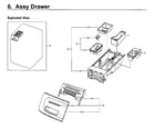 Samsung WF50K7500AV/A2-11 drawer diagram