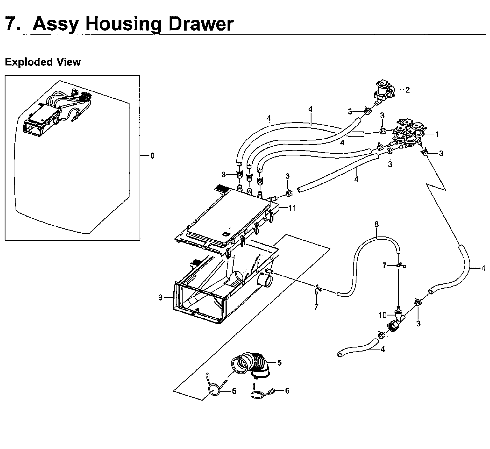 Housing-drawer