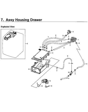 Housing-drawer