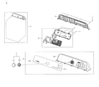 Samsung DV48H7400EW/A2-01 control panel diagram